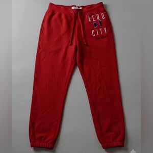 VINTAGE Aeropostale Red Jogger Sweatpants!